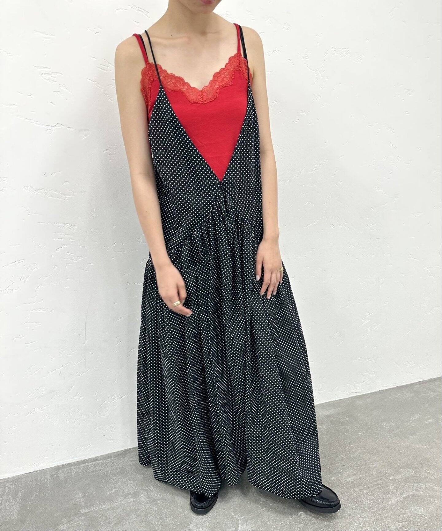 追加》ドット キャミソールドレス（ワンピース）｜EDIT.FOR LULU  