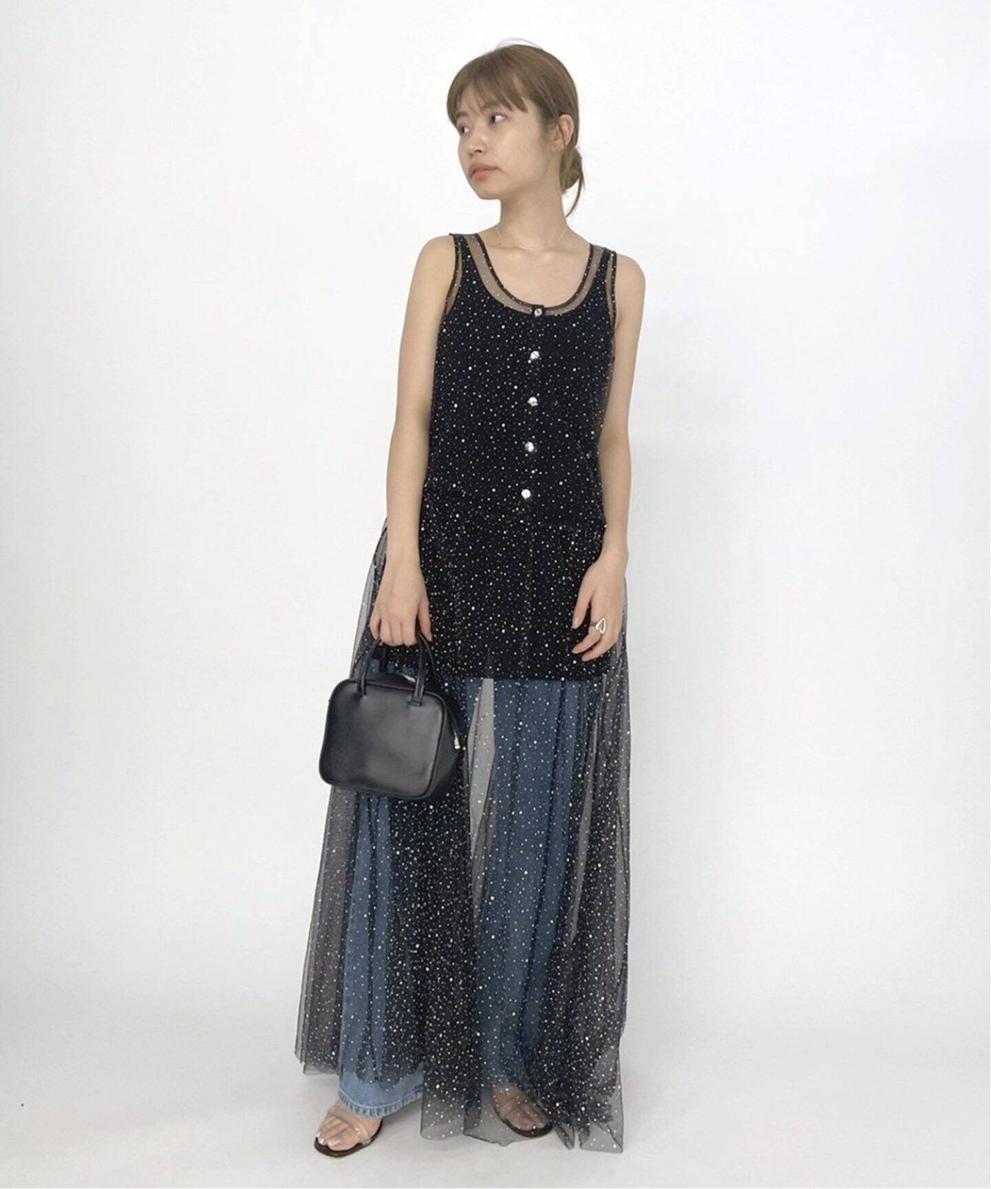 追加》チュールドット ドレス（ワンピース）｜EDIT.FOR LULU  