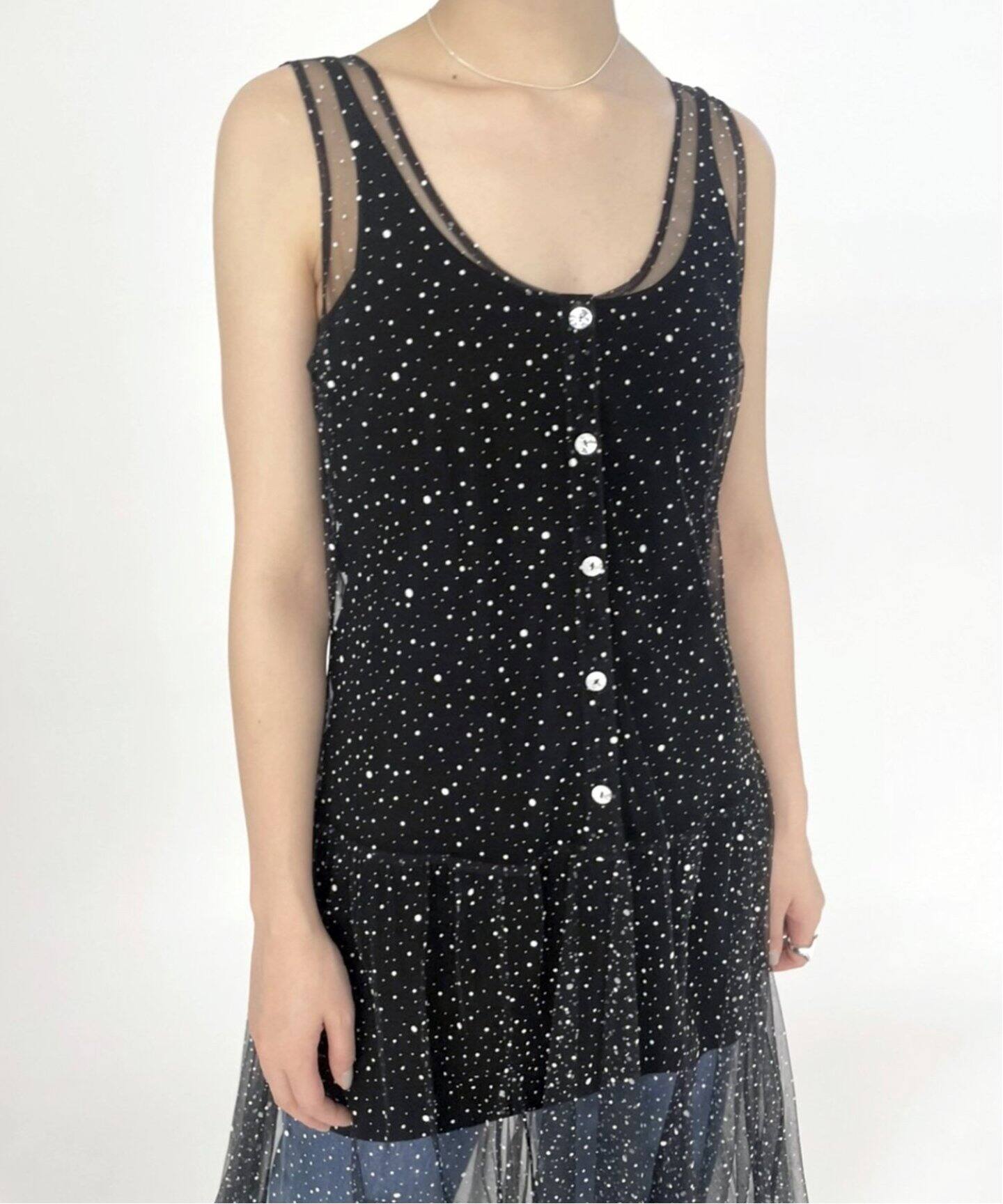 追加》チュールドット ドレス（ワンピース）｜EDIT.FOR LULU  