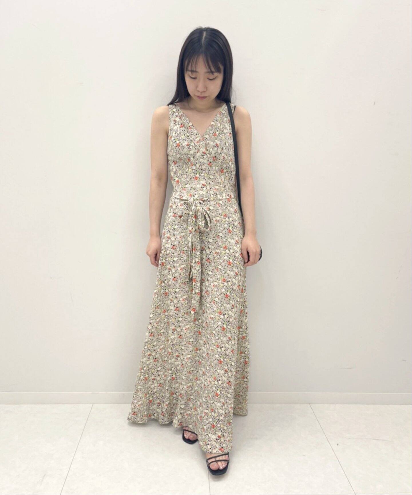 マルチフラワー フレアマキシドレス（ワンピース）｜EDIT.FOR LULU  