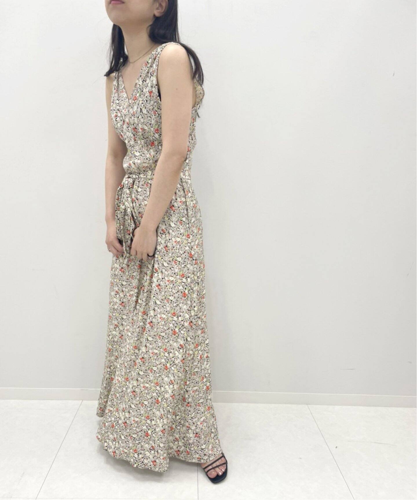 マルチフラワー フレアマキシドレス（ワンピース）｜EDIT.FOR LULU  