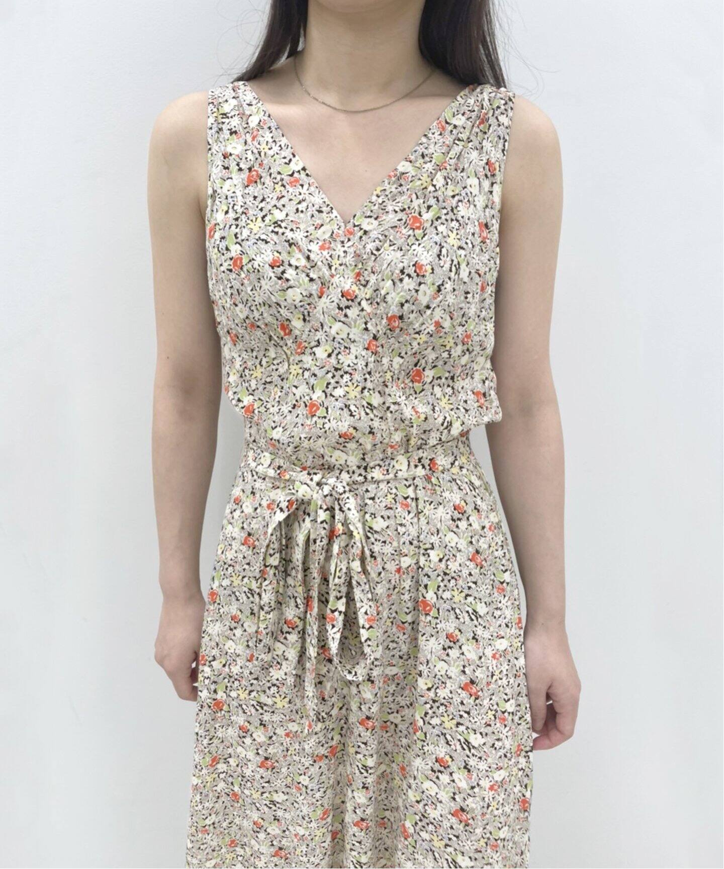 マルチフラワー フレアマキシドレス（ワンピース）｜EDIT.FOR LULU  