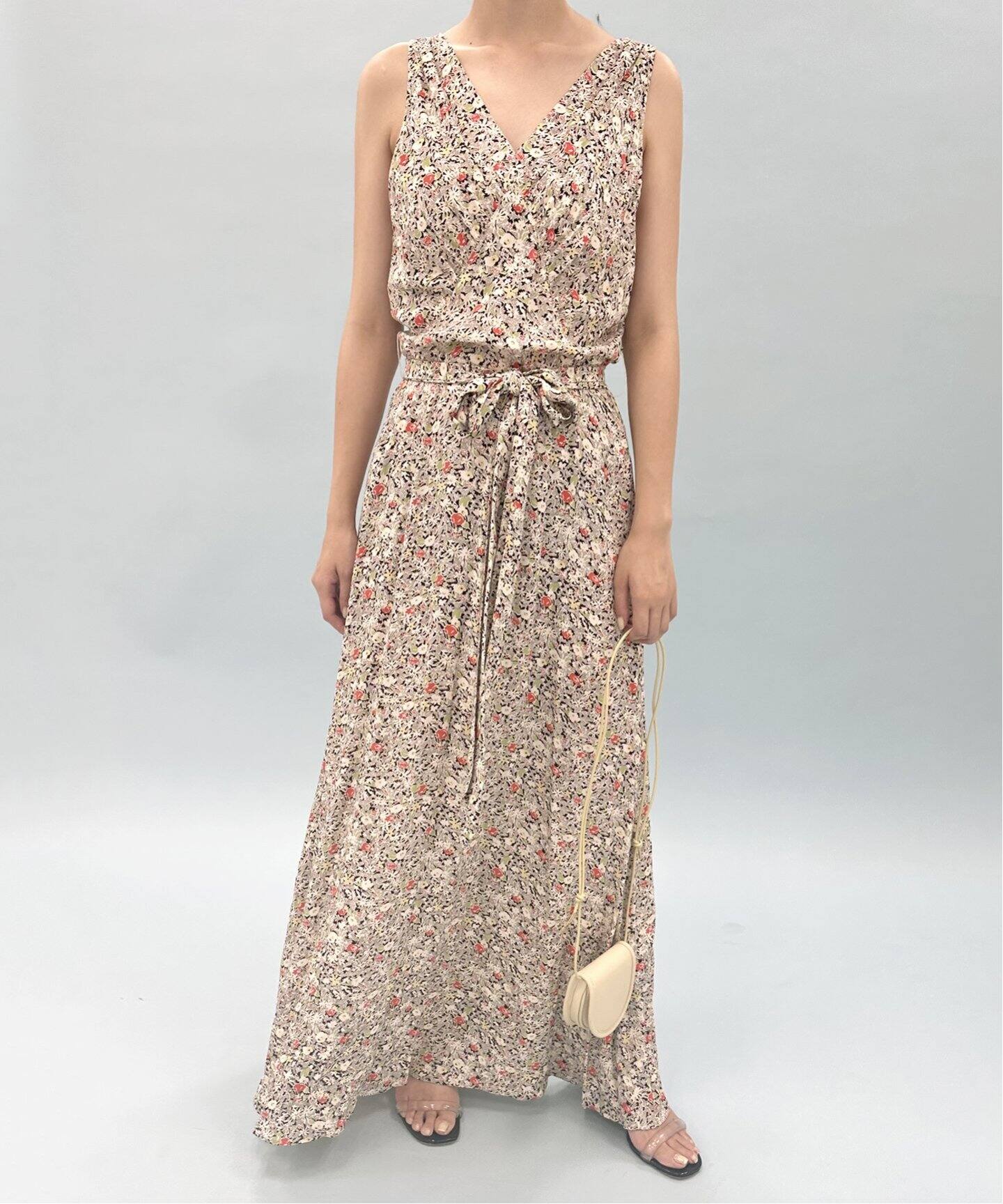 マルチフラワー フレアマキシドレス（ワンピース）｜EDIT.FOR LULU  