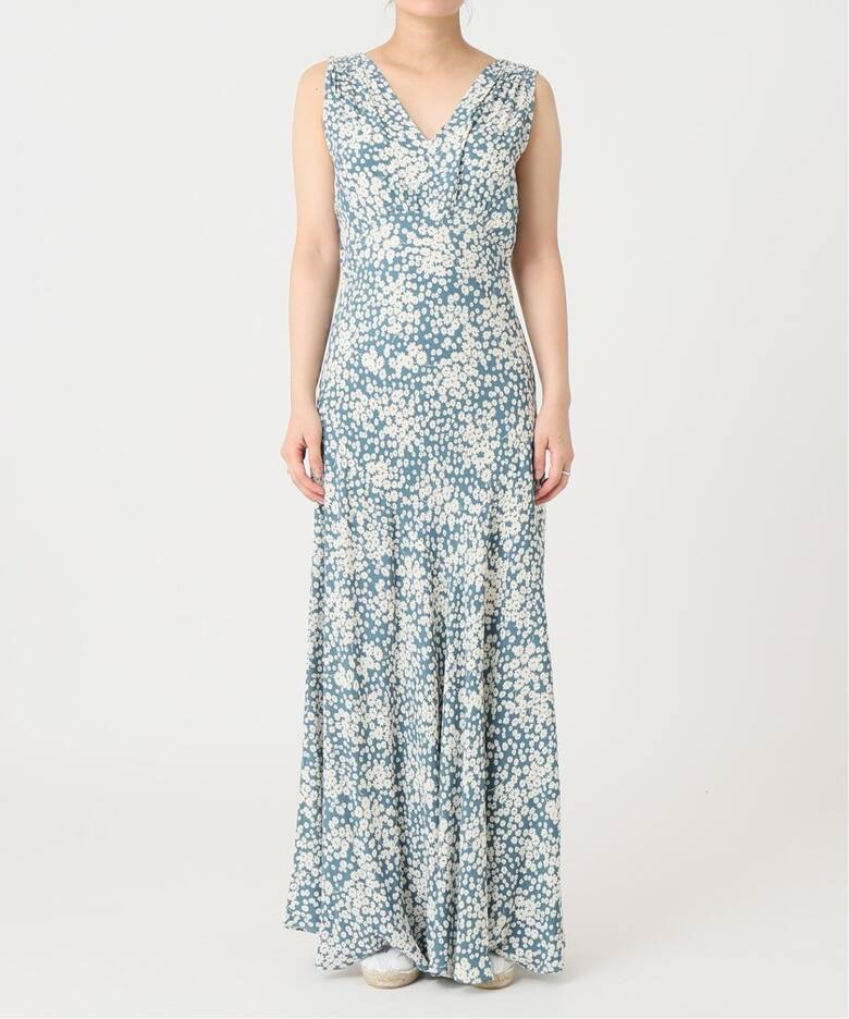 abc フラワーバイアス マキシドレス（ワンピース）｜EDIT.FOR LULU  