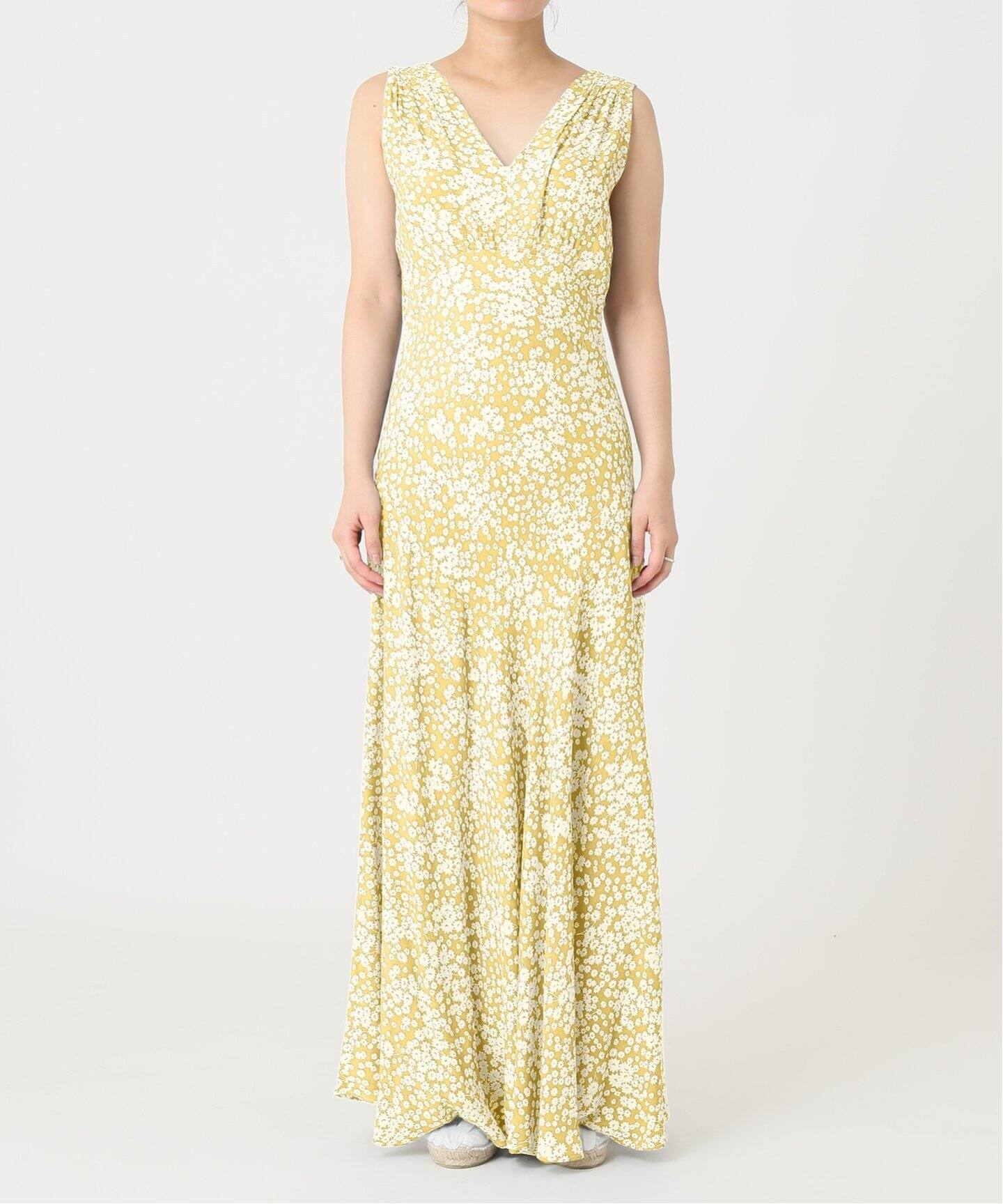 abc フラワーバイアス マキシドレス（ワンピース）｜EDIT.FOR LULU  