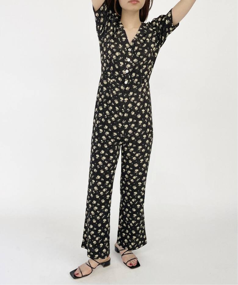 ヴィンテージフラワーオールインワン（つなぎ／オールインワン）｜EDIT  