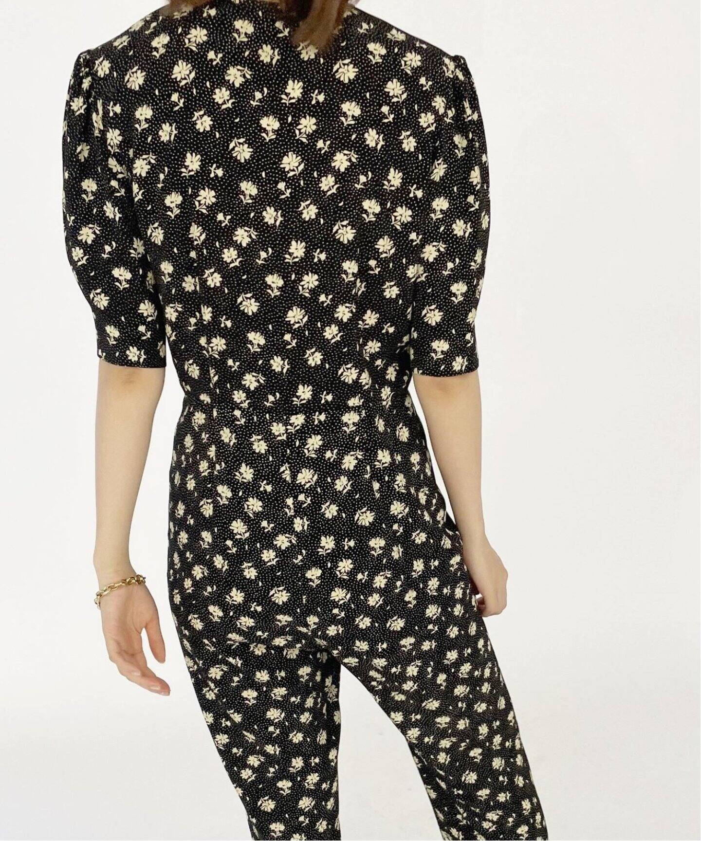 ヴィンテージフラワーオールインワン（つなぎ／オールインワン）｜EDIT  