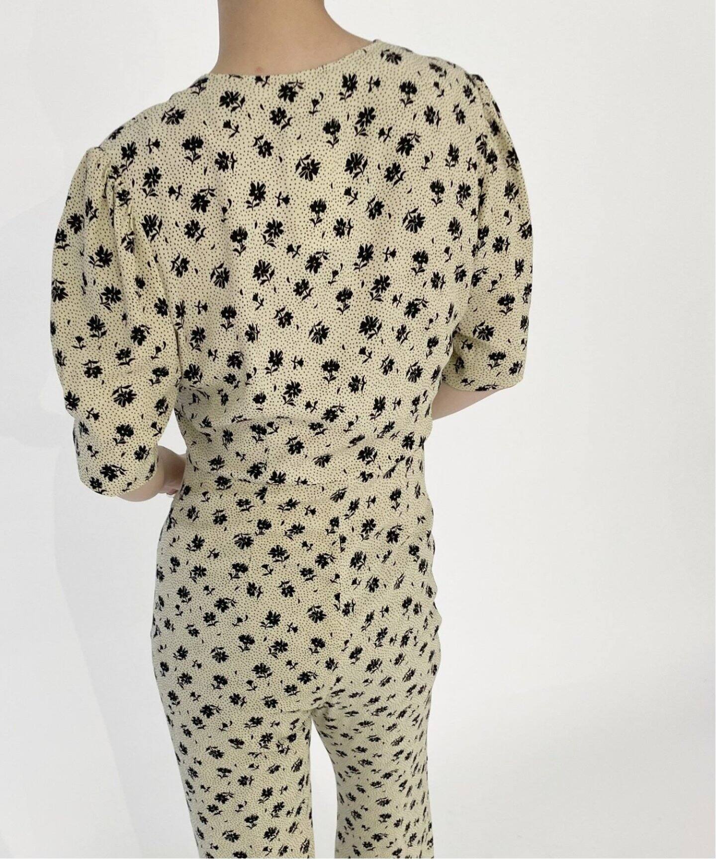 ヴィンテージフラワーオールインワン（つなぎ／オールインワン）｜EDIT  