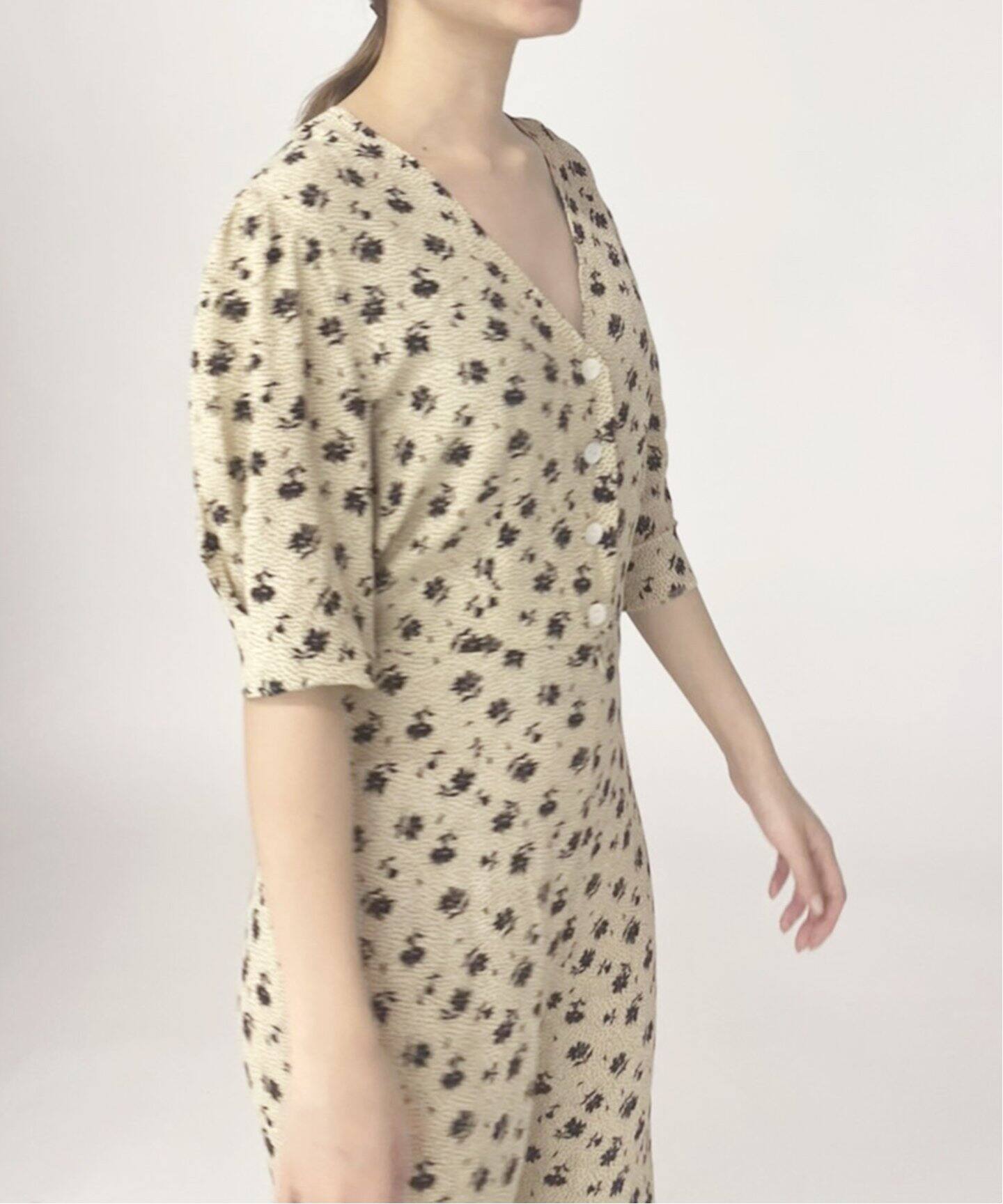 ヴィンテージフラワーオールインワン（つなぎ／オールインワン）｜EDIT  