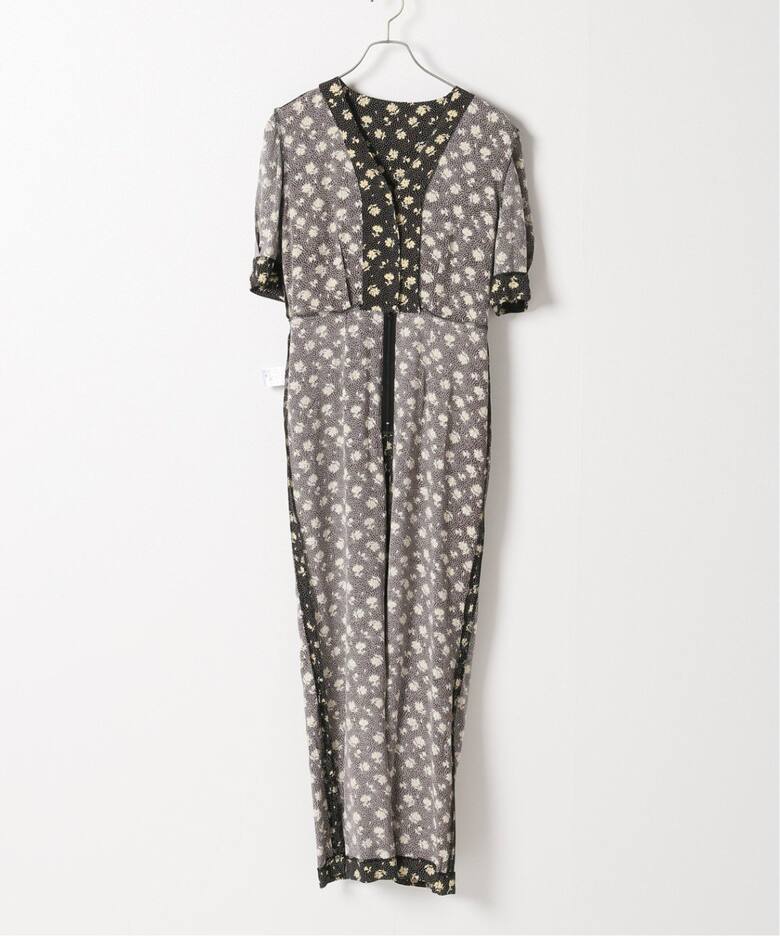 ヴィンテージフラワーオールインワン（つなぎ／オールインワン）｜EDIT  