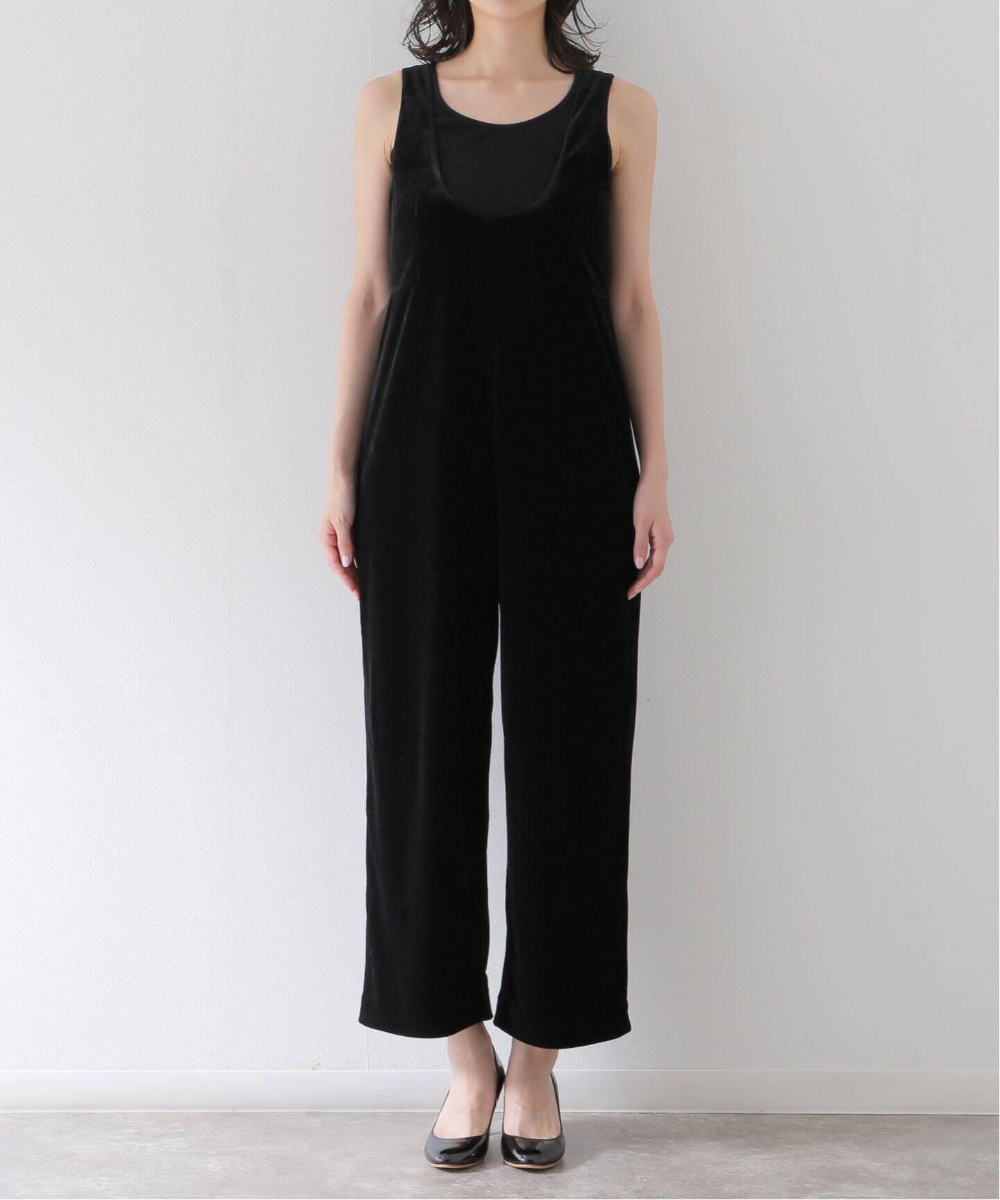 ベロアオールインワン（つなぎ／オールインワン）｜EDIT.FOR LULU 
