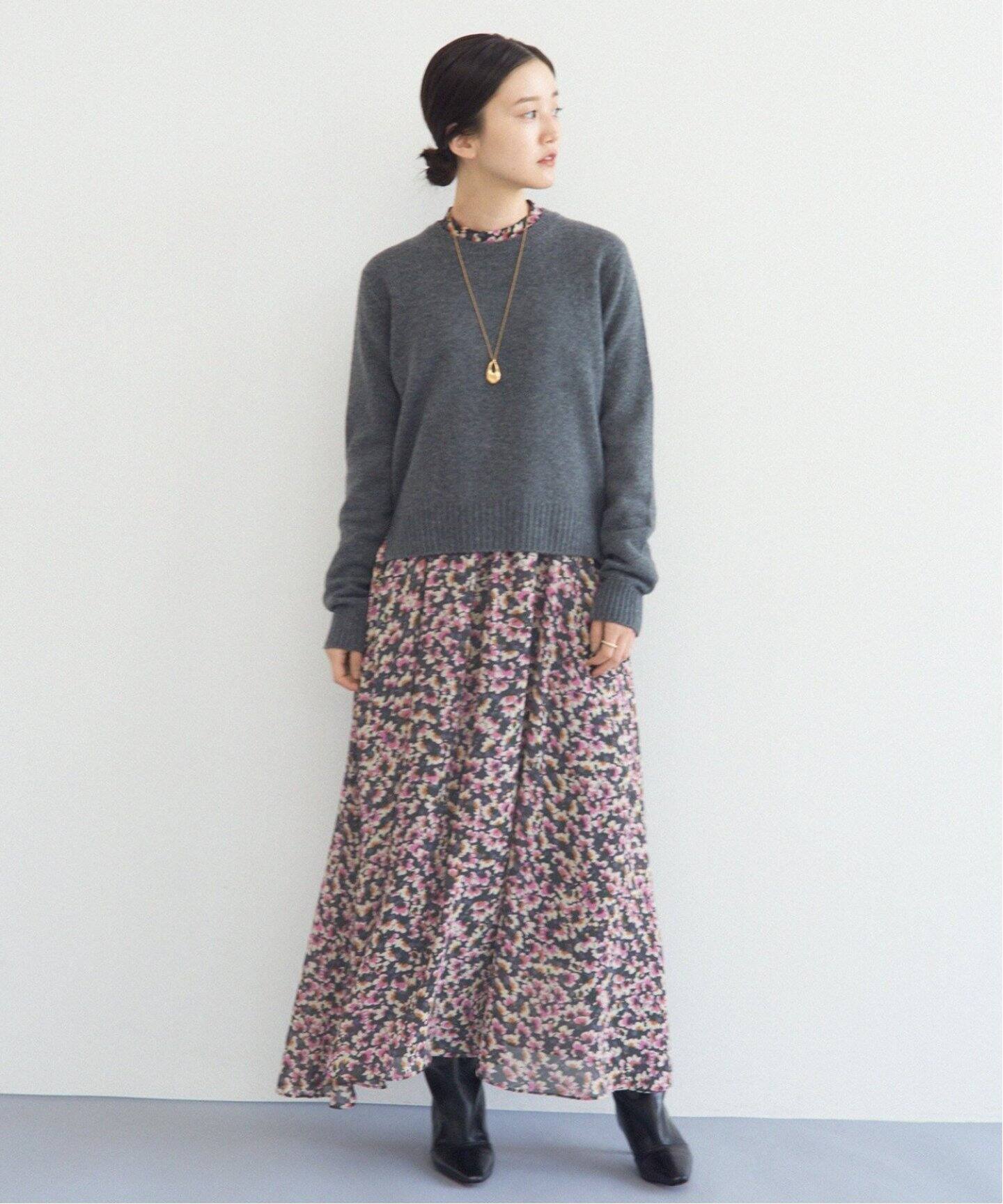 追加2》フラワープリント ボザムドレス（ワンピース）｜IENA（イエナ  