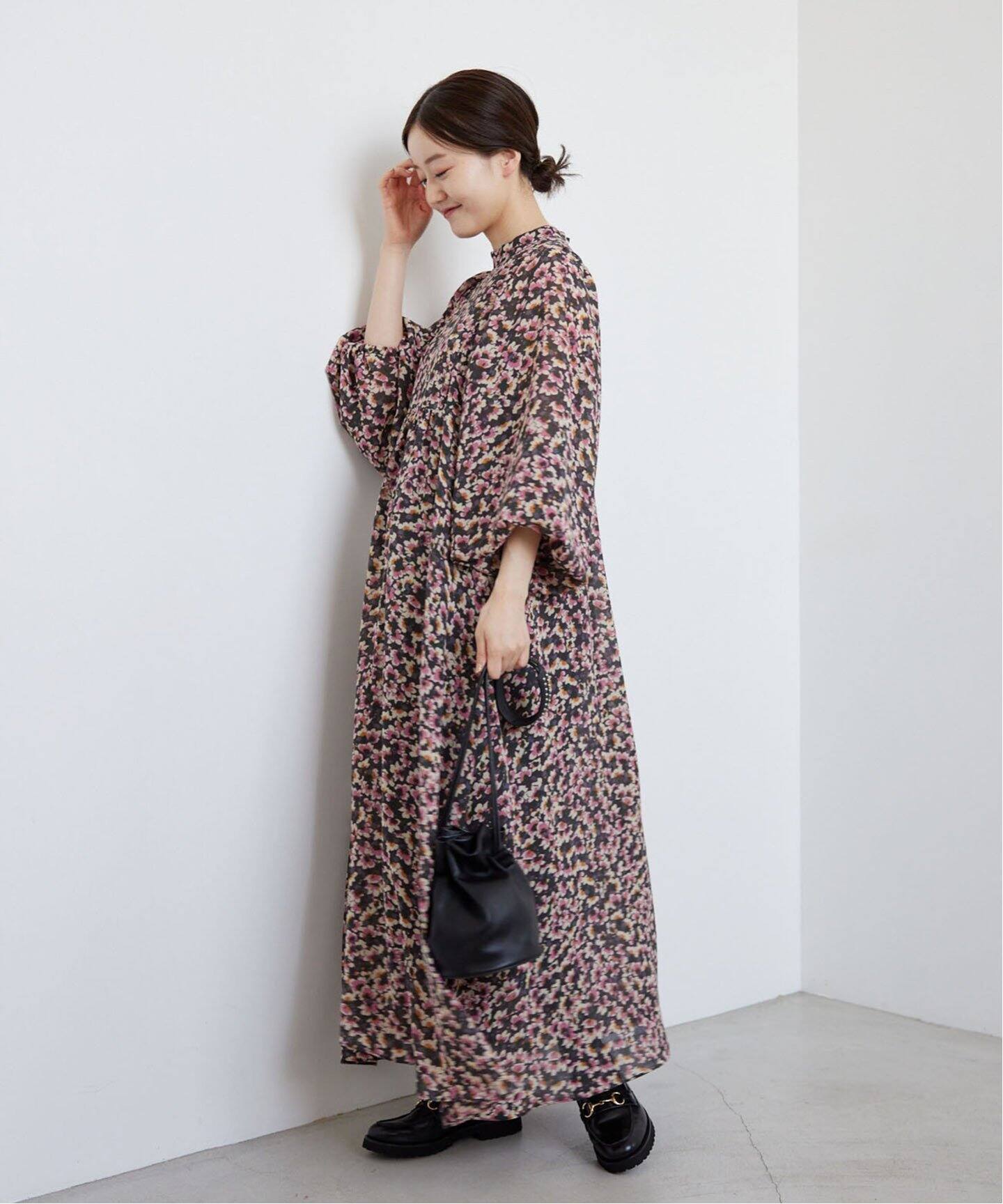 追加2》フラワープリント ボザムドレス（ワンピース）｜IENA（イエナ  