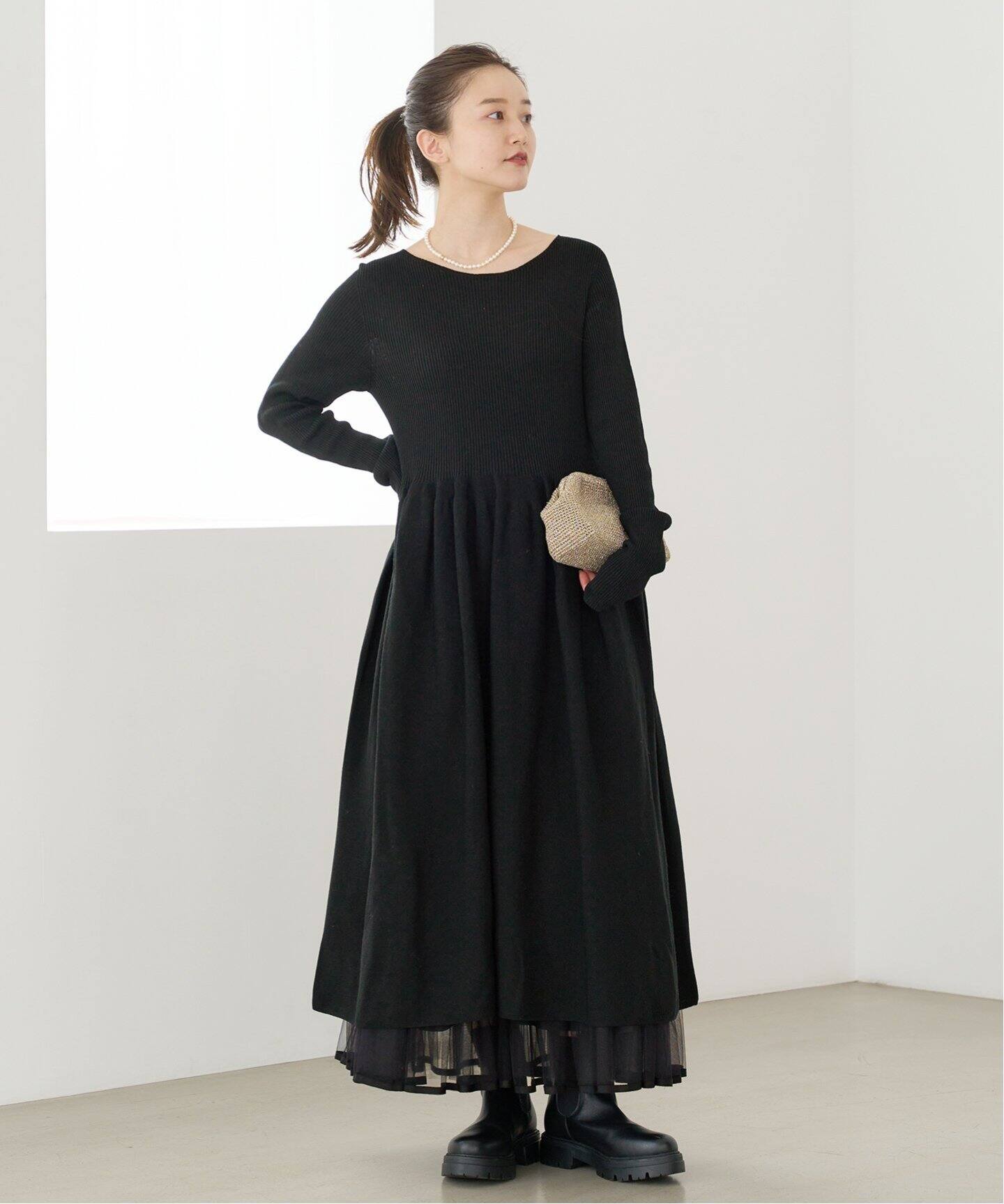 リブフォルムニットワンピース（ニットワンピース）｜IENA（イエナ）の  
