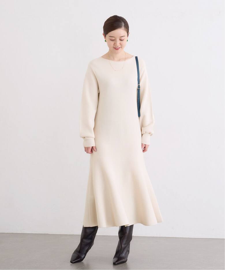 ニットフレアワンピース（ワンピース）｜IENA（イエナ）の通販  