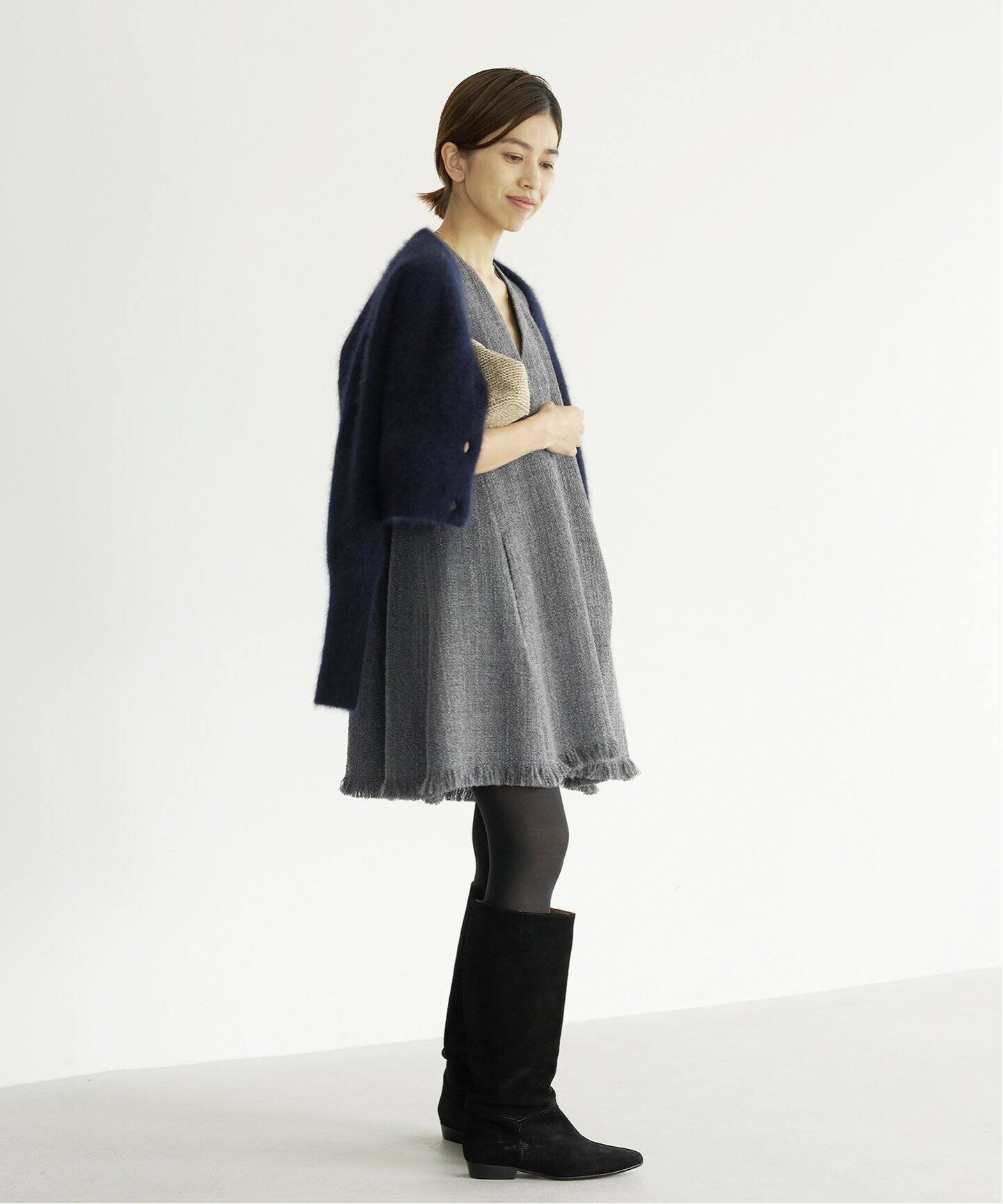 n]ツイードミニドレス（ワンピース）｜IENA（イエナ）の通販  