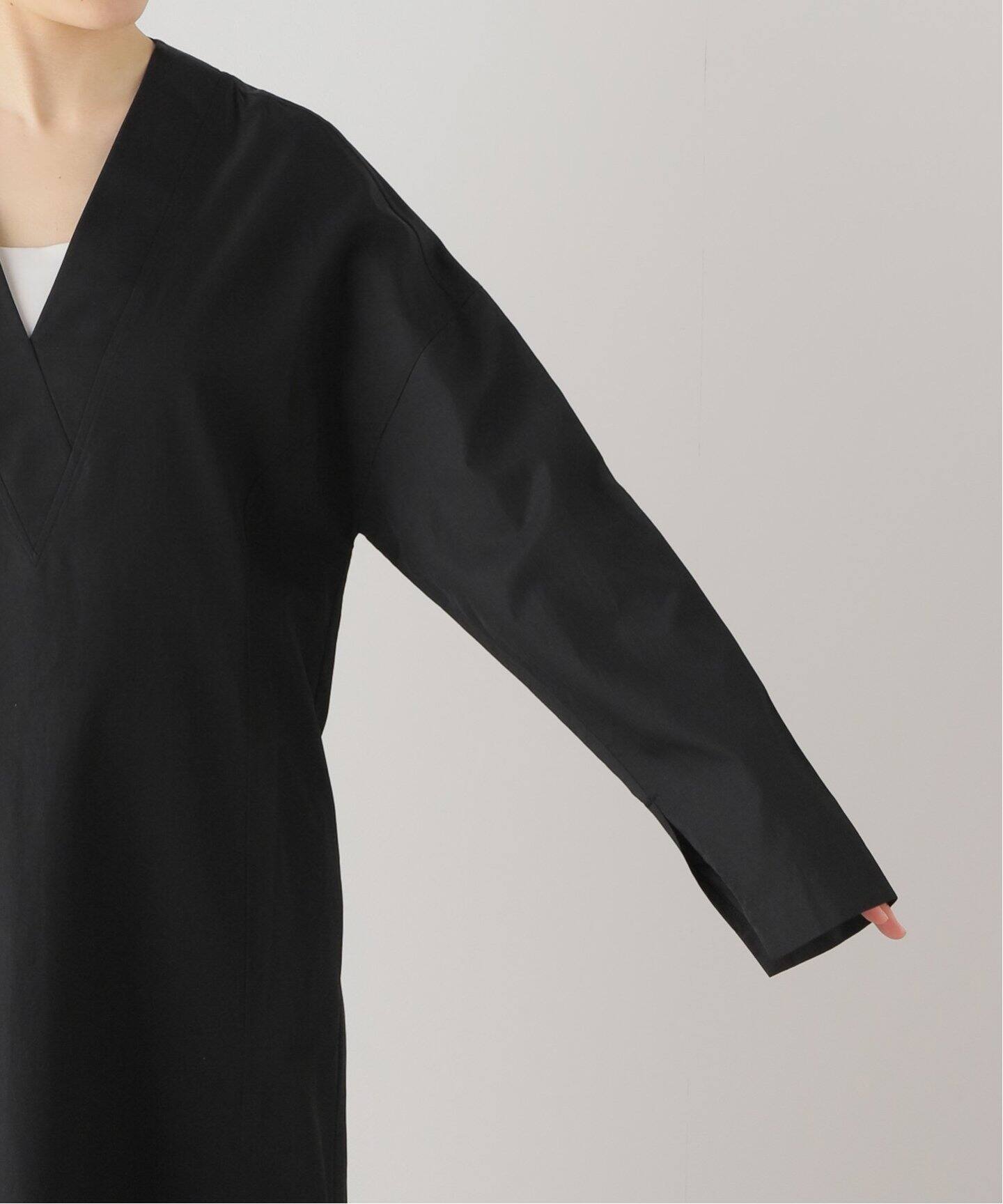 STUDIO NICHOLSON スタジオニコルソン リネンシルク ワンピース黒  