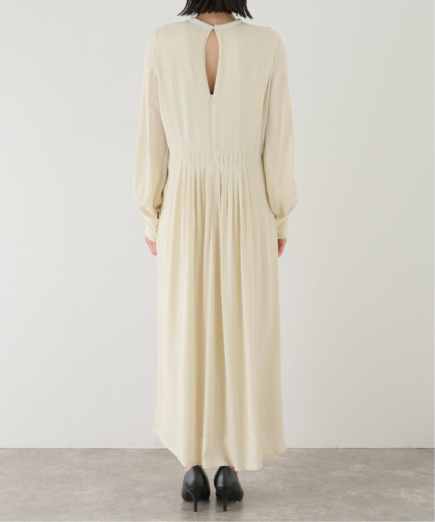 ne Quittez pas(ヌキテパ)】FLOWER EMB DRESS ドレス（ワンピース 
