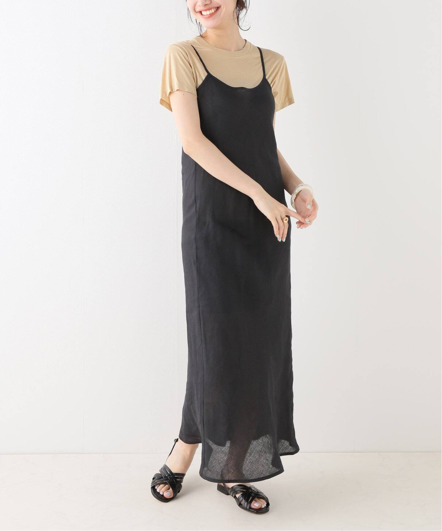 BASERANGE/ベースレンジ】DYDINE DRESS / キャミワンピース  