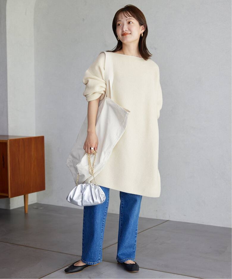 追加2》ファインウールニットミニワンピース（ニットワンピース  