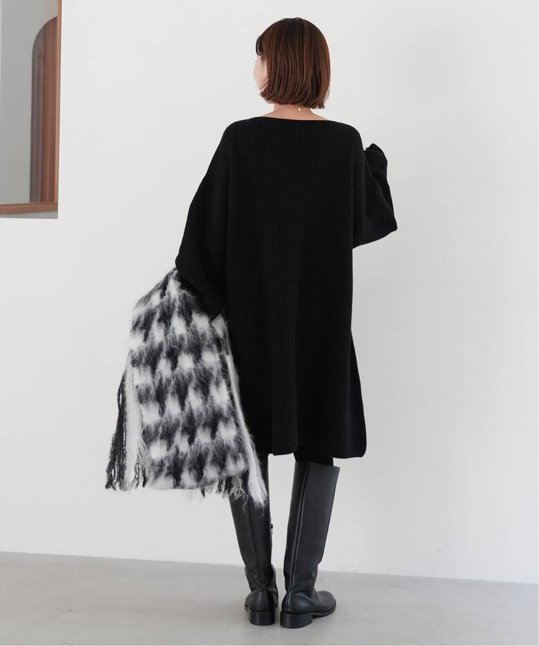 追加3》ファインウールニットミニワンピース（ワンピース）｜SLOBE  