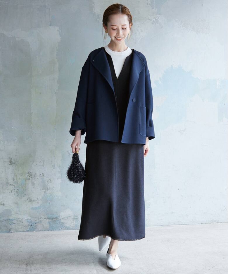 ループツイードキーネックワンピース（ワンピース）｜SLOBE IENA  