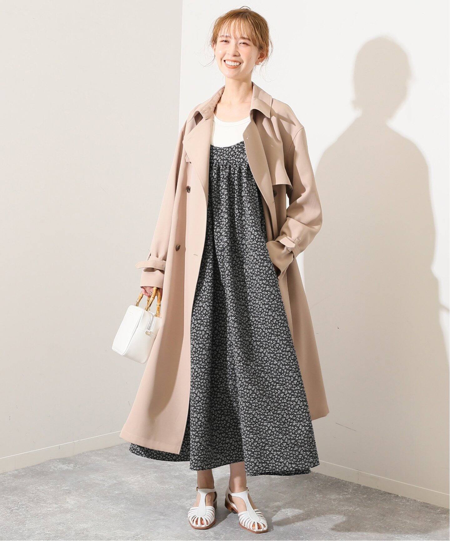 タフタプリントキャミワンピ（ワンピース）｜SLOBE IENA（スローブ  