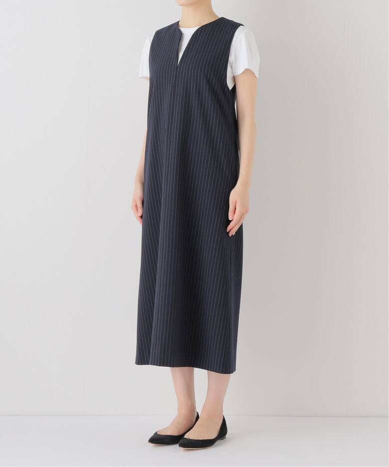 ツイルトロキーネックジャンパースカート（ワンピース）｜SLOBE IENA  