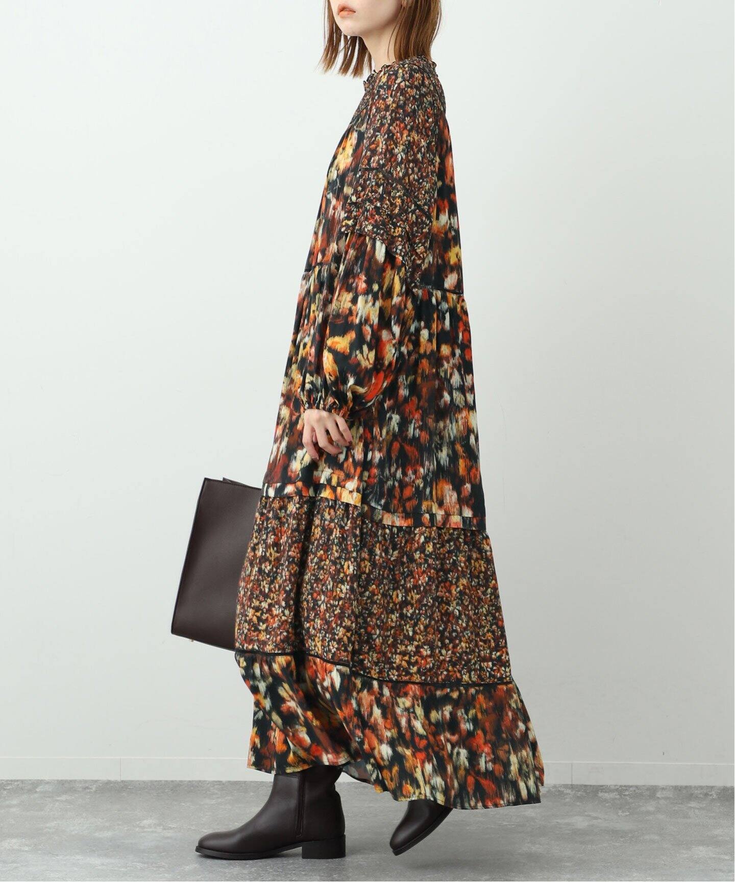 TROUILLETマルチフラワープリントワンピース（ワンピース）｜SLOBE  