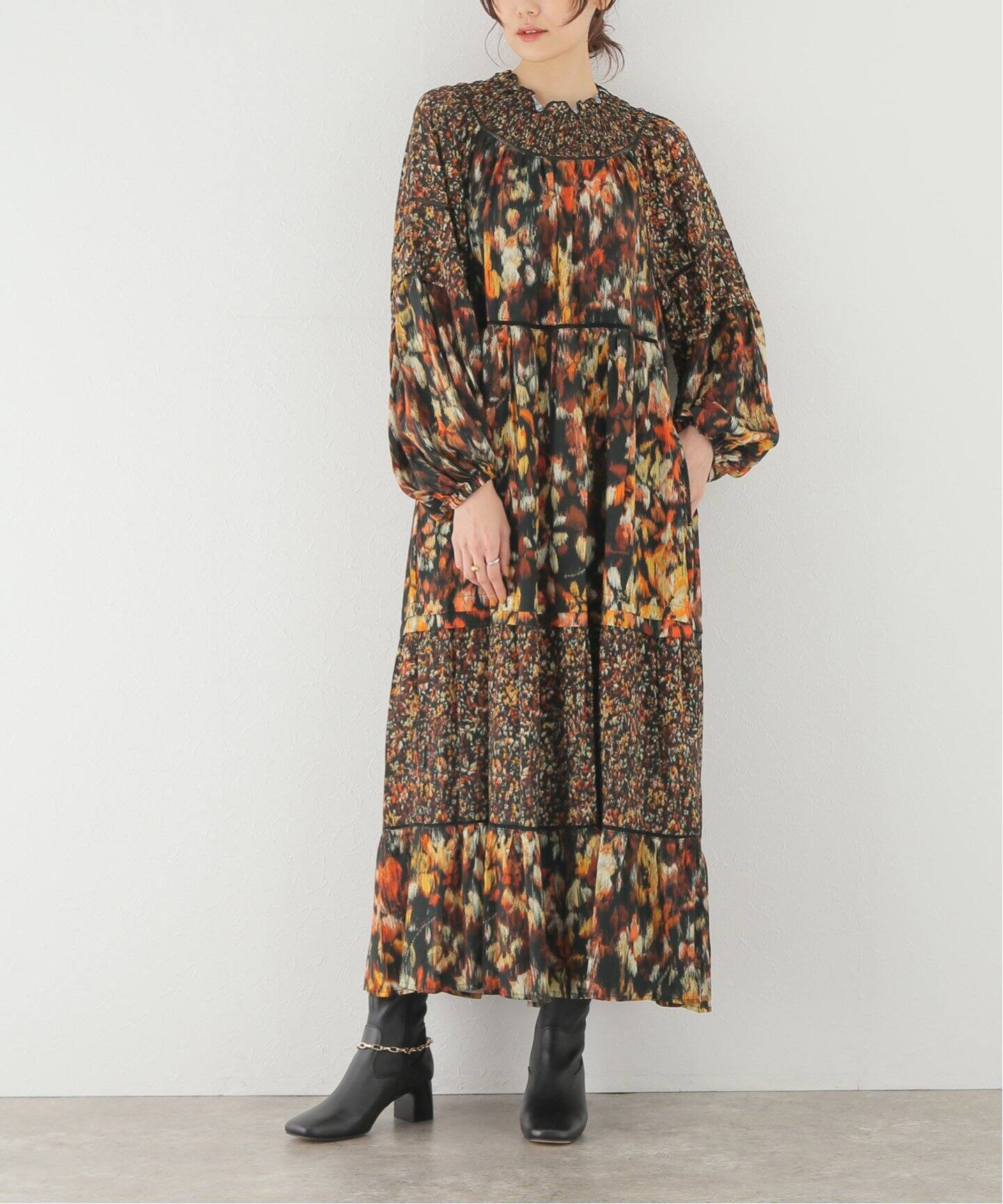 TROUILLETマルチフラワープリントワンピース（ワンピース）｜SLOBE  