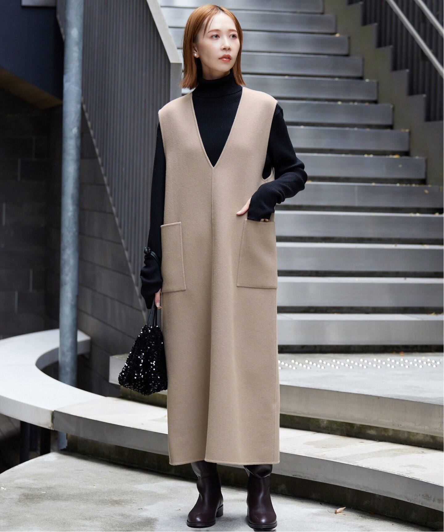 ダブルフェイスジャンスカ（ワンピース）｜SLOBE IENA（スローブ  