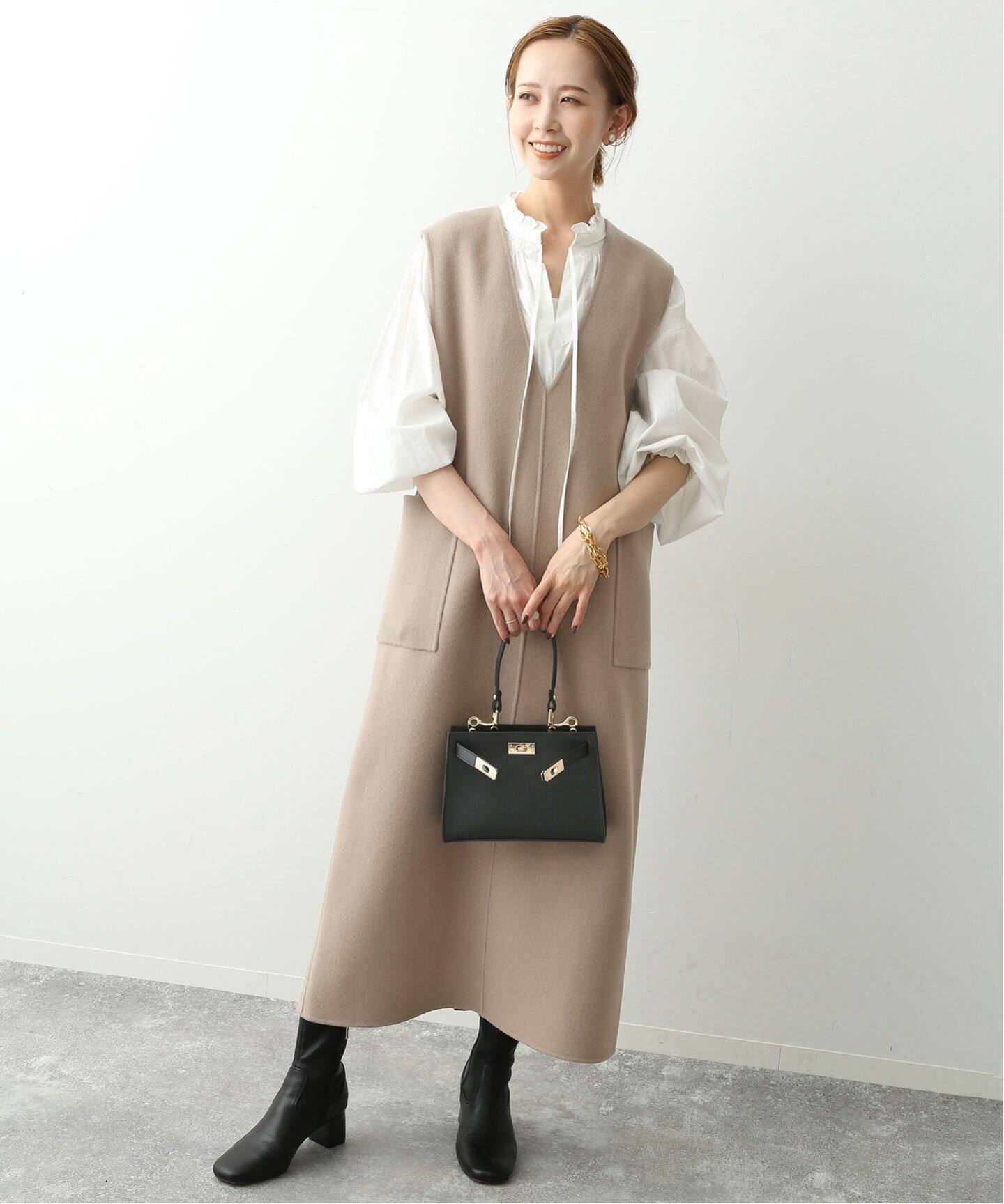 ダブルフェイスジャンスカ（ワンピース）｜SLOBE IENA（スローブ  