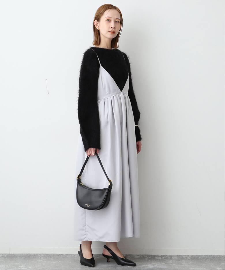 タフタ ギャザーキャミワンピース（ワンピース）｜SLOBE IENA  