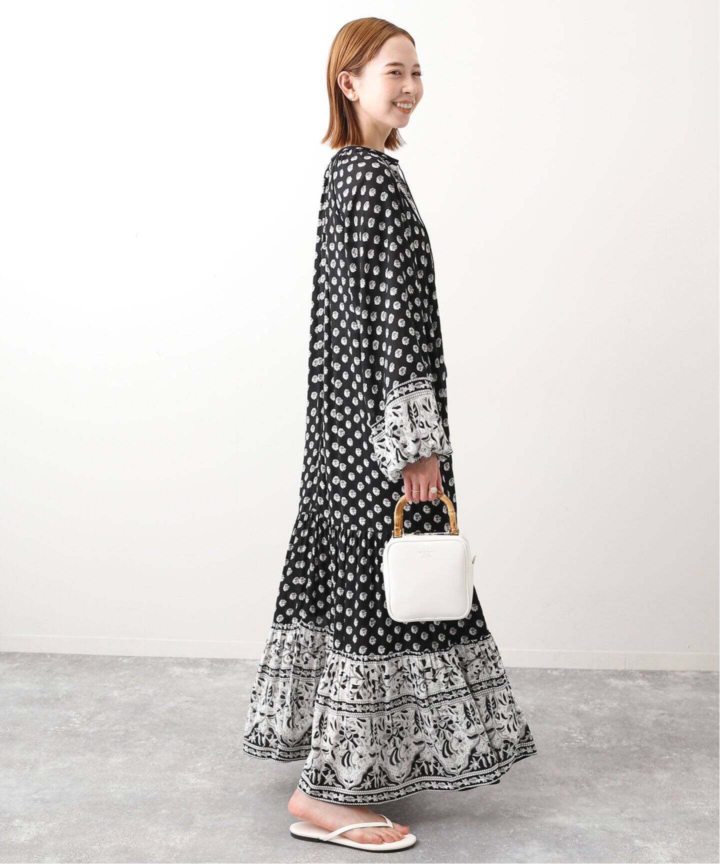 インドパネルパターンワンピース（ワンピース）｜SLOBE IENA（スローブ  