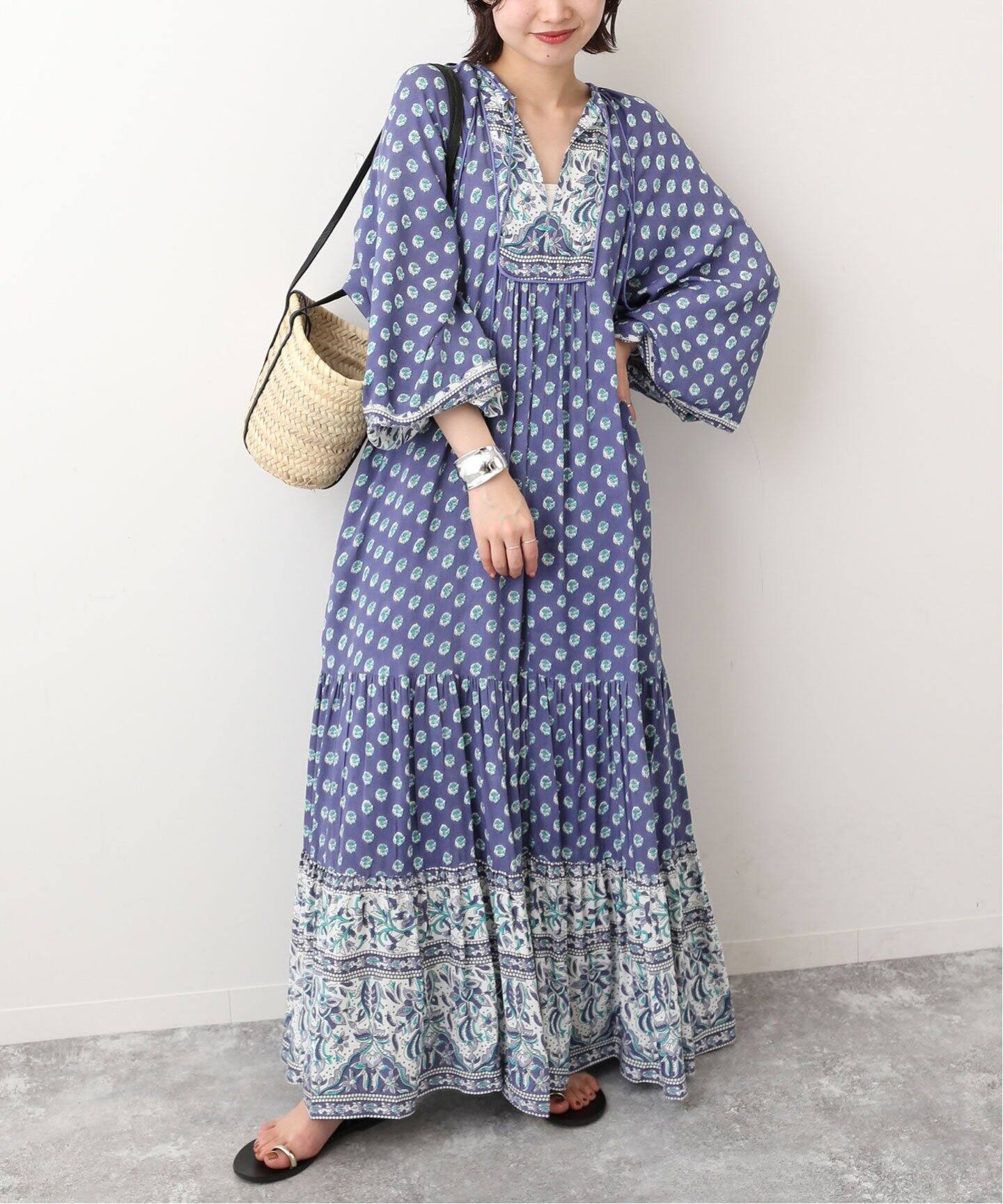 インドパネルパターンワンピース（ワンピース）｜SLOBE IENA（スローブ  