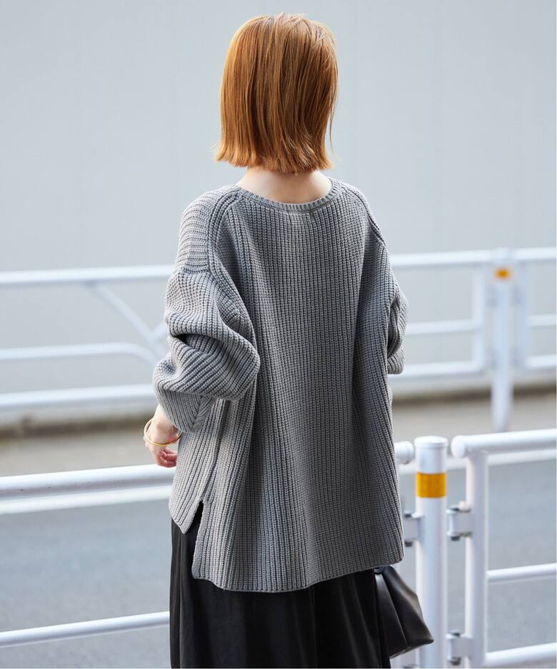2枚セット》畦ニット×キャミワンピースセット（ワンピース）｜SLOBE 