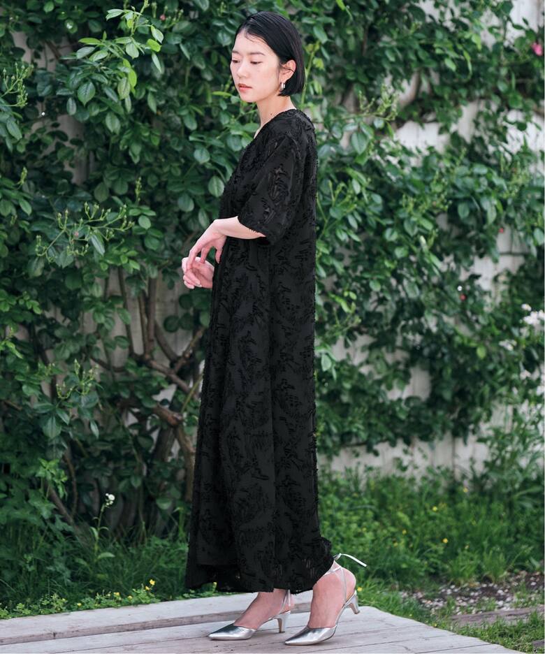 美品 SLOBE たのめ IENA フラワージャガード スカート 定価12100円 36 