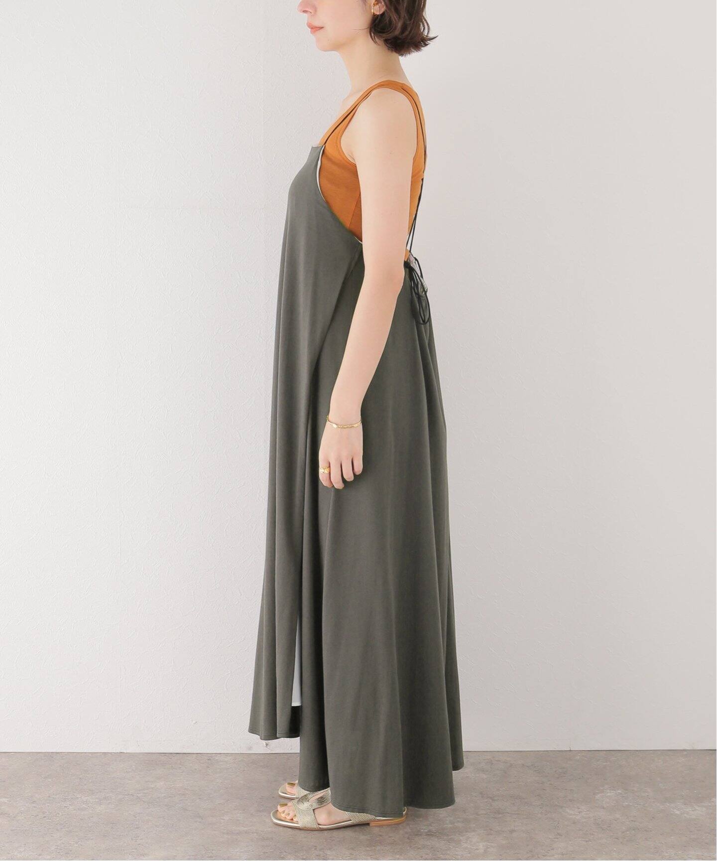 ESLOW / エスロー】LAYERED CAMISOLEDRESSワンピース（ワンピース 