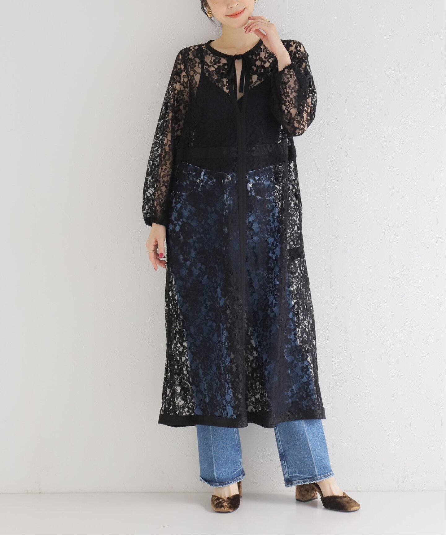 IENA LA BOUCLE リバーレースワンピース（ワンピース）｜IENA（イエナ  