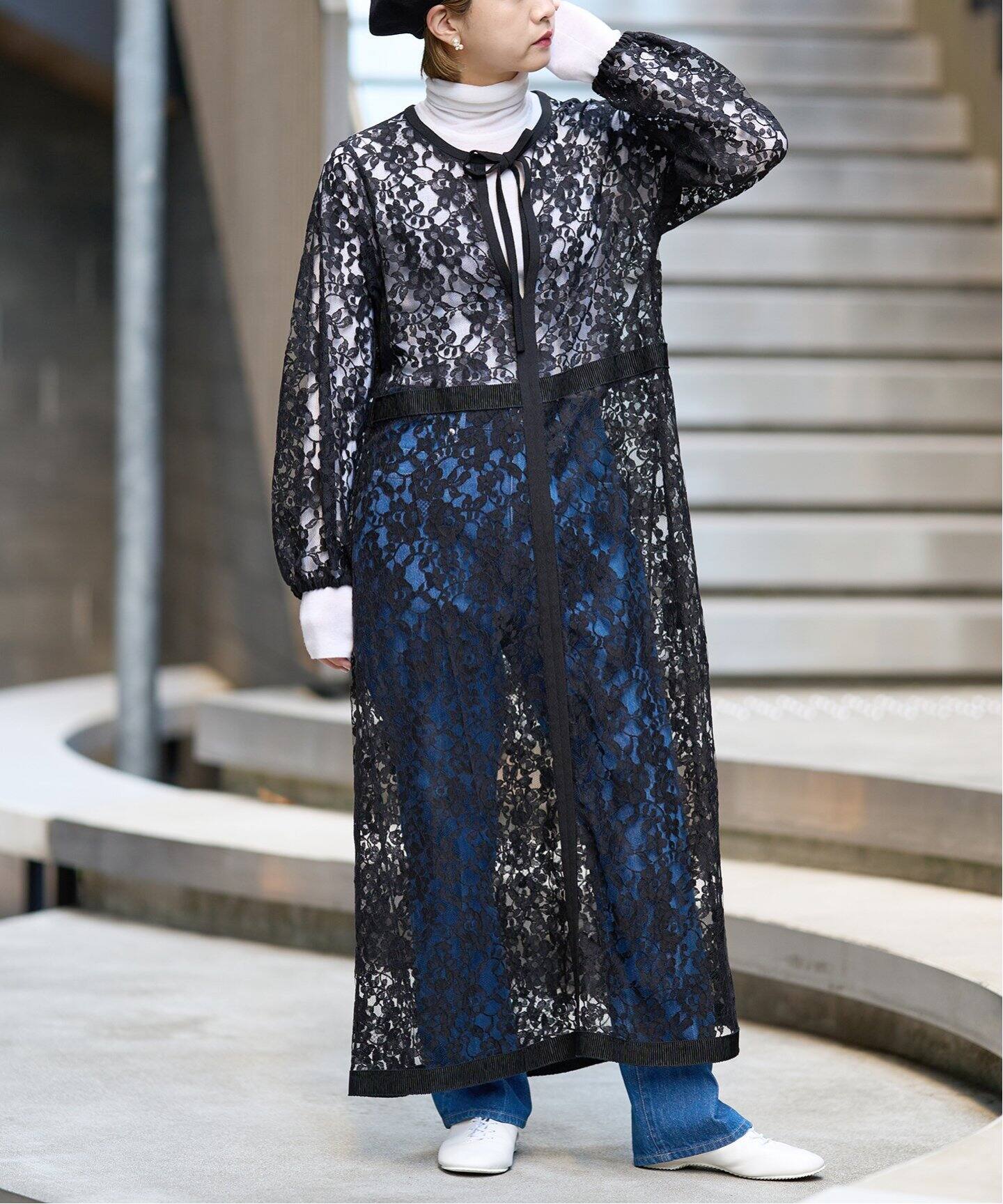 IENA LA BOUCLE リバーレースワンピース（ワンピース）｜IENA（イエナ 