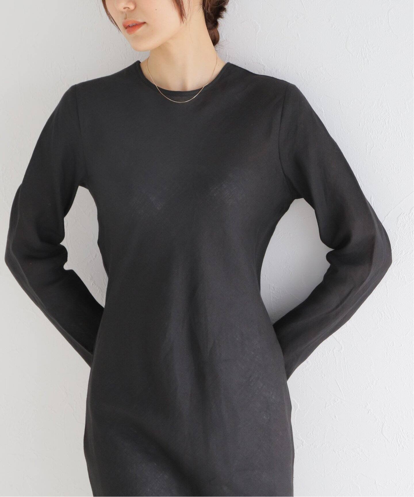 BASERANGE/ベースレンジ】pre DYDINE LONGSLEEVE ドレス（ワンピース  