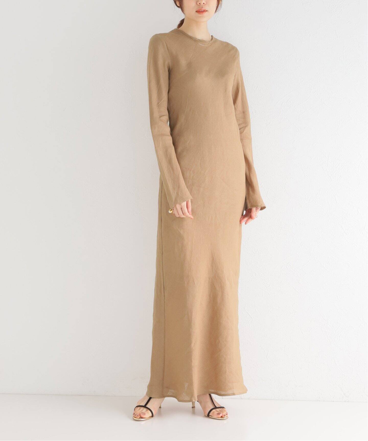 BASERANGE/ベースレンジ】pre DYDINE LONGSLEEVE ドレス（ワンピース  