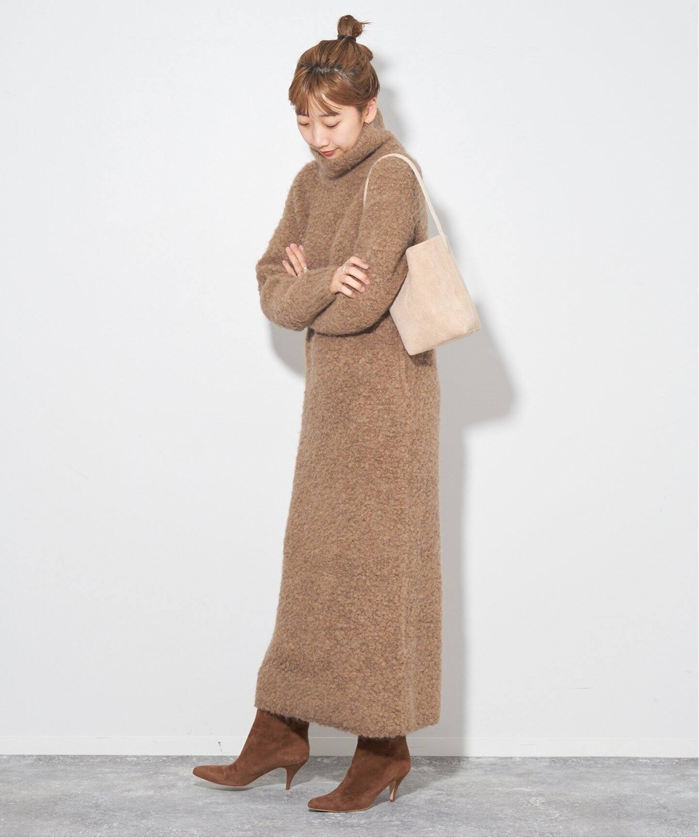 ALPACA BOUCLE ワンピース（ニットワンピース）｜Plage（プラージュ  