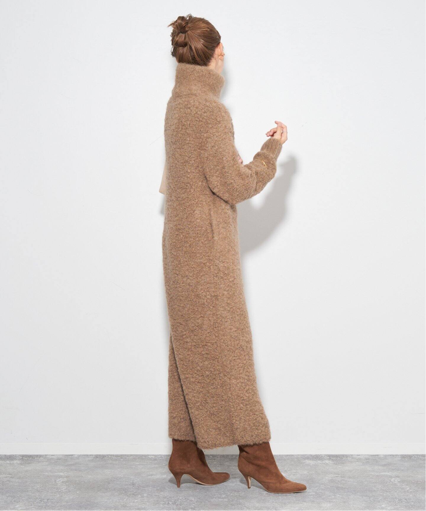 ALPACA BOUCLE ワンピース（ニットワンピース）｜Plage  
