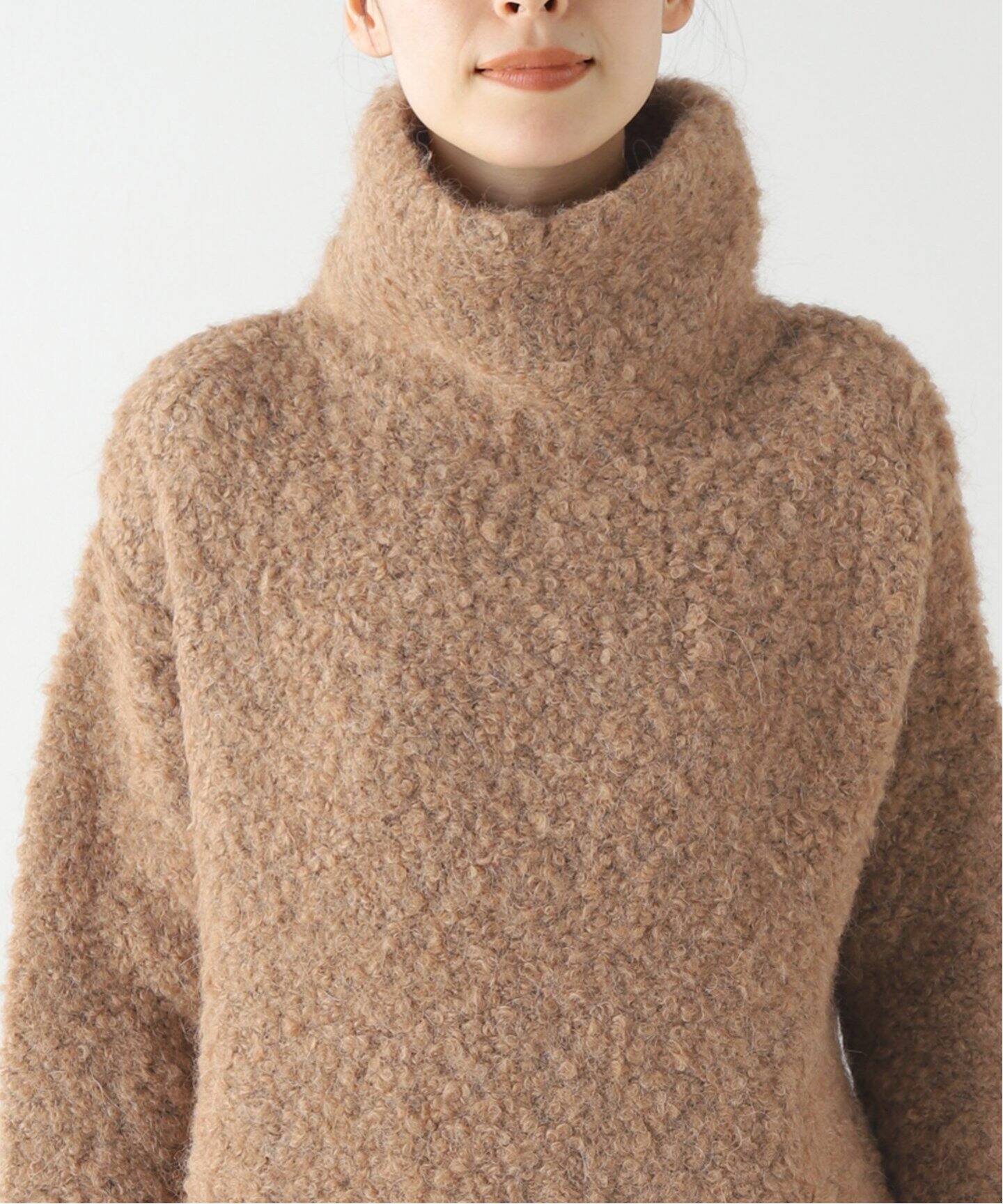 ALPACA BOUCLE ワンピース（ニットワンピース）｜Plage  