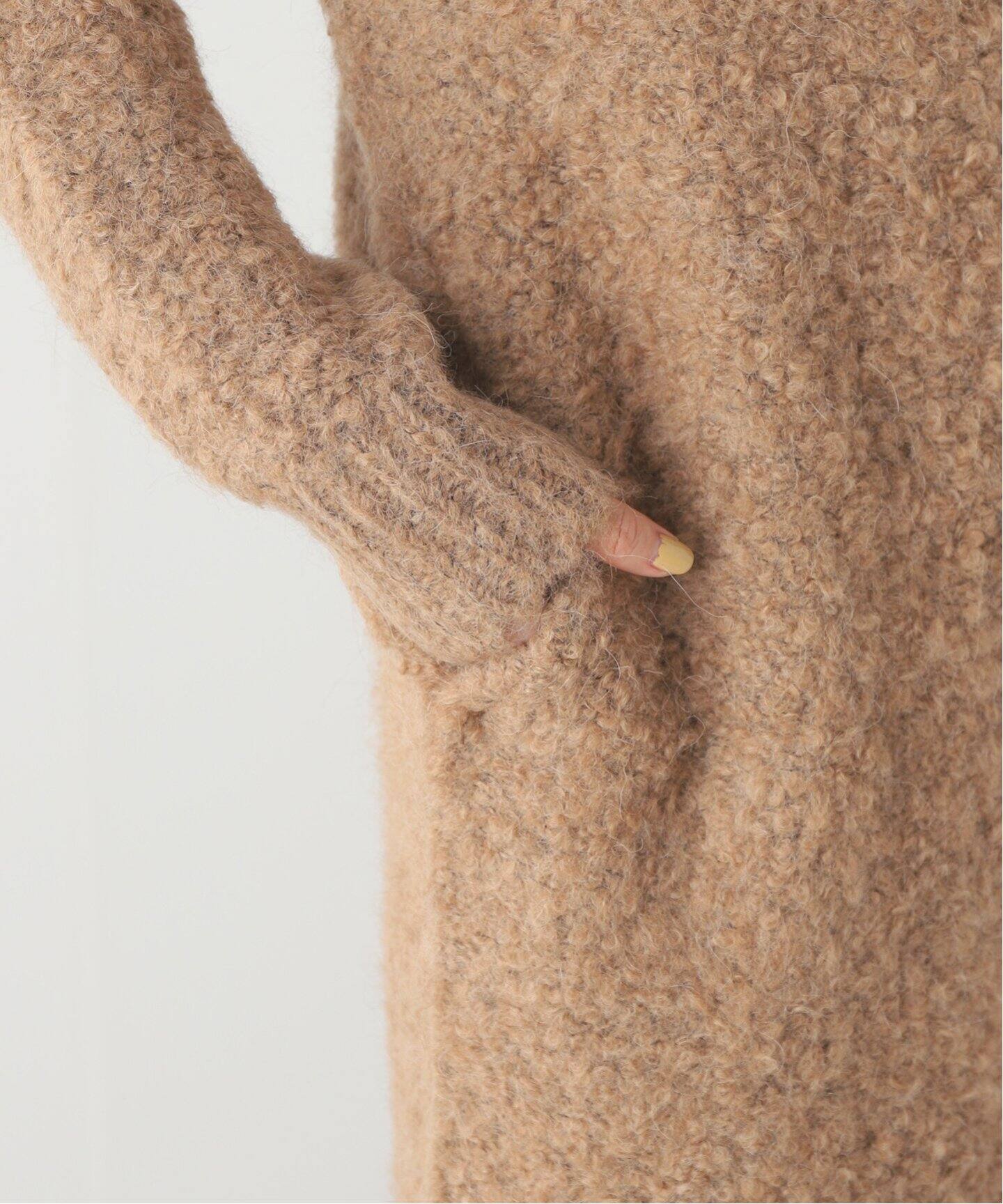 ALPACA BOUCLE ワンピース（ニットワンピース）｜Plage  