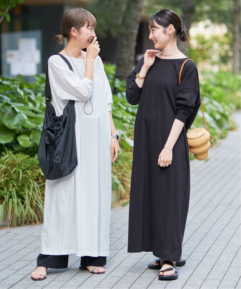 GIRL】バックオープン ルーズワンピース（ワンピース）｜Plage  