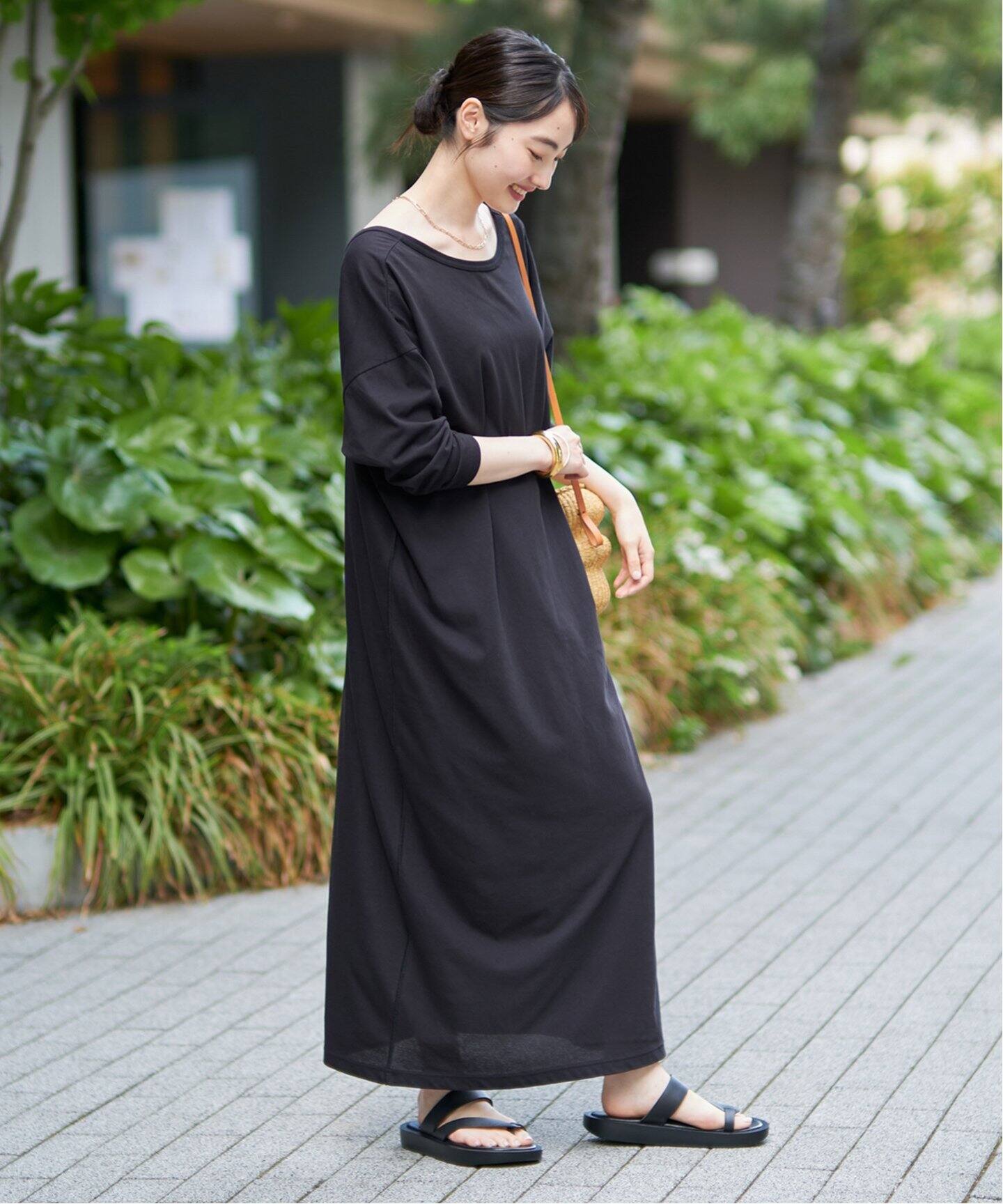 GIRL】バックオープン ルーズワンピース（ワンピース）｜Plage  