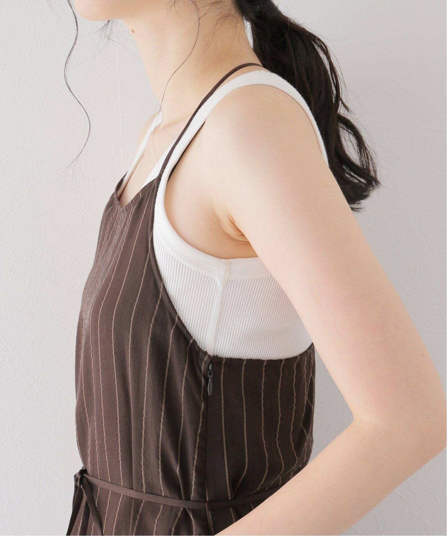 Stripe キャミソール ワンピース（ワンピース）｜Plage（プラージュ  