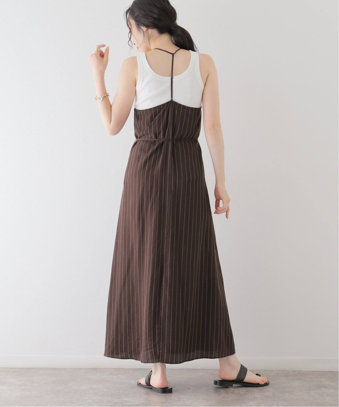 Stripe キャミソール ワンピース（ワンピース）｜Plage（プラージュ  